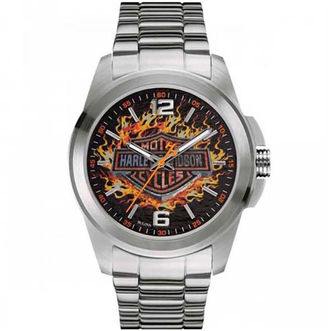 Rel Gio Masculino Bulova Harley Davidson Wh T