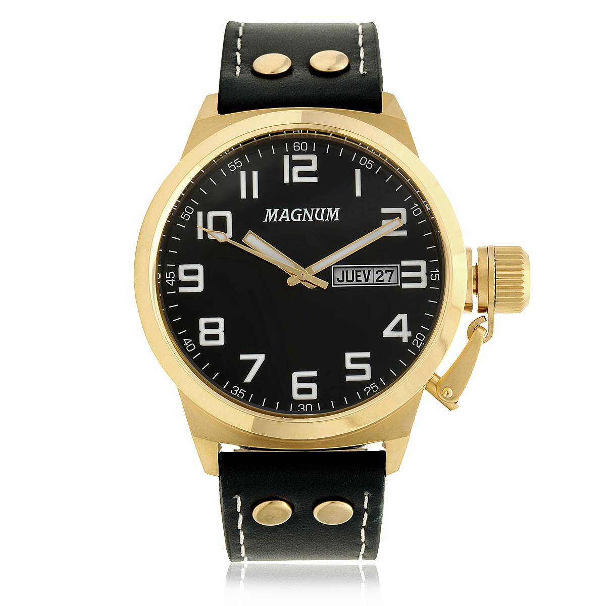 Relógio Masculino Magnum Dourado MA32792Q - A Suissa