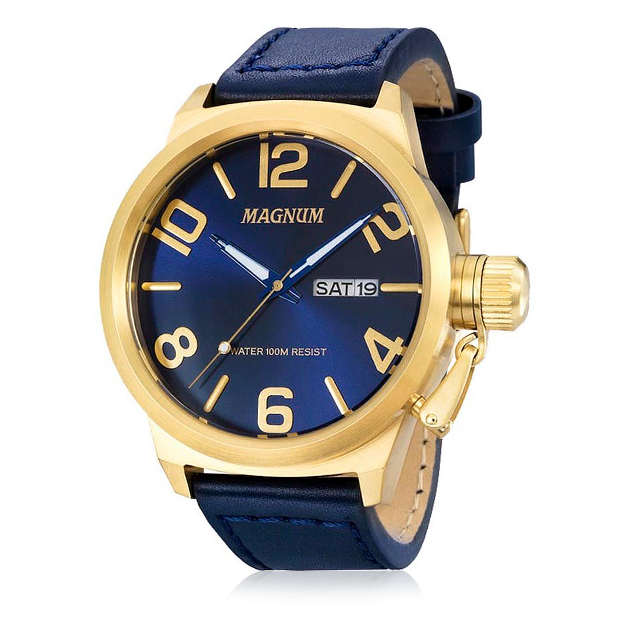 Relógio Masculino Magnum Dourado MA35039A - A Suissa