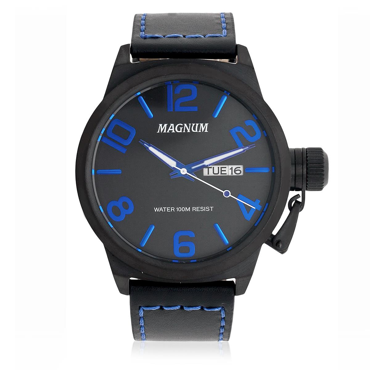 Relógio Magnum Masculino Cronógrafo - MA33791Z - Preto com