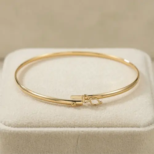 Bracelete de Ouro Algema Oval