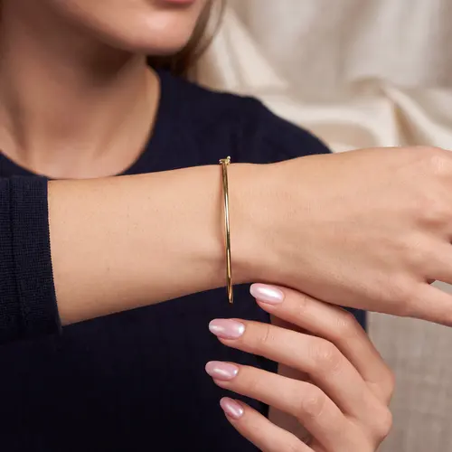 Bracelete de Ouro Algema Oval