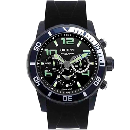 Relogio orient masculino pulseira de borracha
