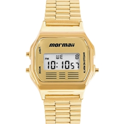 Relogio digital mormaii dourado clearance