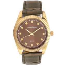 relogio feminino bronze mondaine