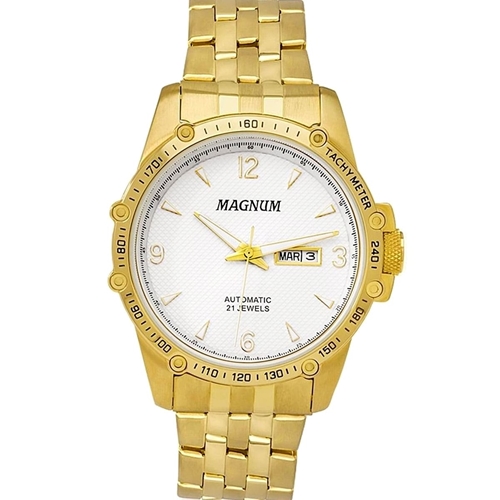 Relógio Magnum Dourado Automático MA33960U - Relógio de Pulso - Magazine  Luiza