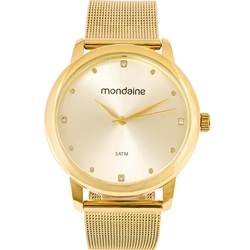 relogio mondaine feminino com strass