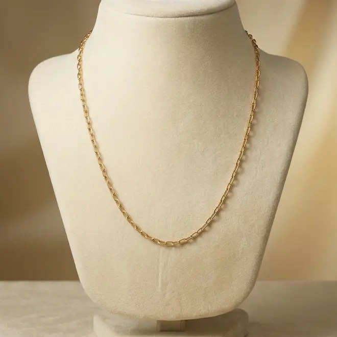 Corrente Masculina de Ouro - Elos Cartier - 60 cm