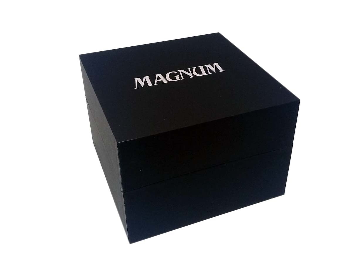 Relogio magnum automatico masculino aco prata ma33862q