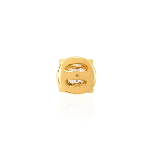 Pingente Chuveiro de Ouro Amarelo com 5 Diamantes