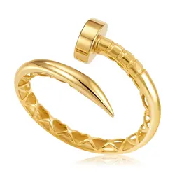 Anel Prego de Ouro Amarelo