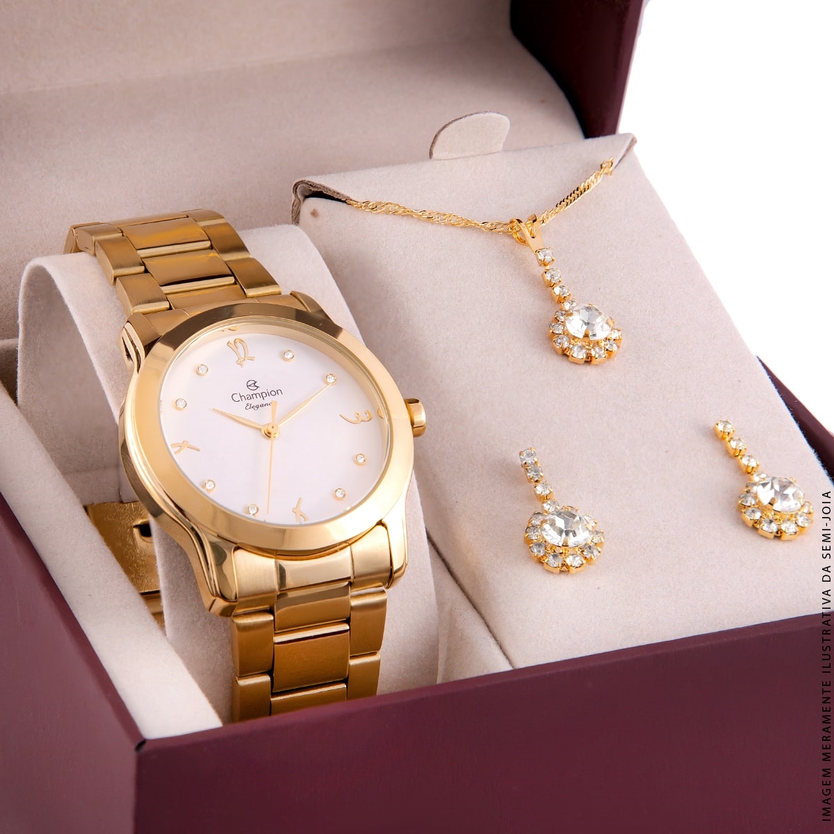 Relógio Feminino Champion Elegance CN26411W