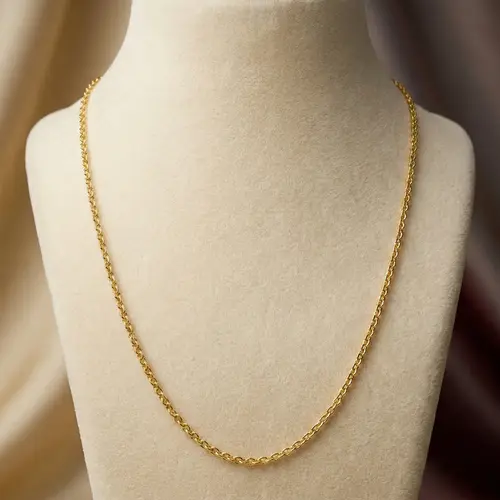 Corrente Elos Cartier de Ouro Amarelo