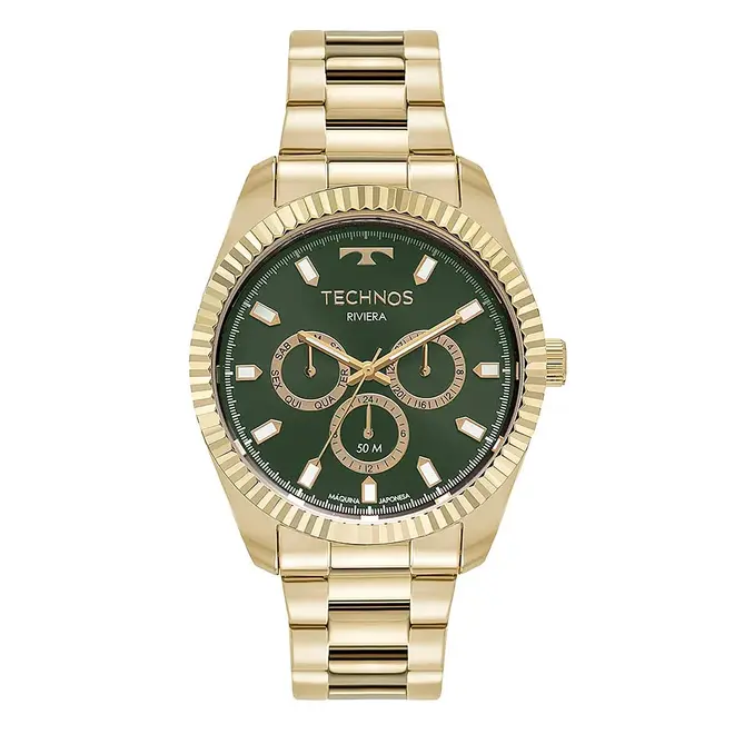 Relógio Feminino Technos Riviera 6P79BZ/1V | Joias Vip - Joias Vip