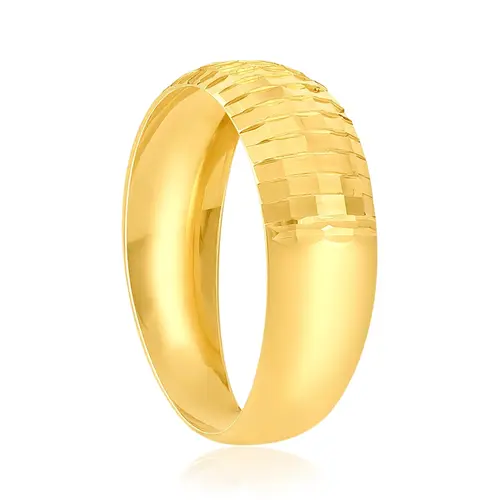 Anel Trabalhado de Ouro Amarelo Ouro