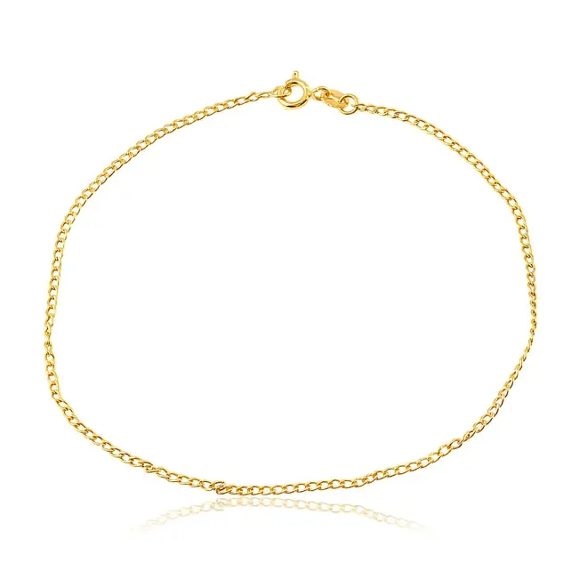 Pulseira de Ouro Amarelo Elos Grumet