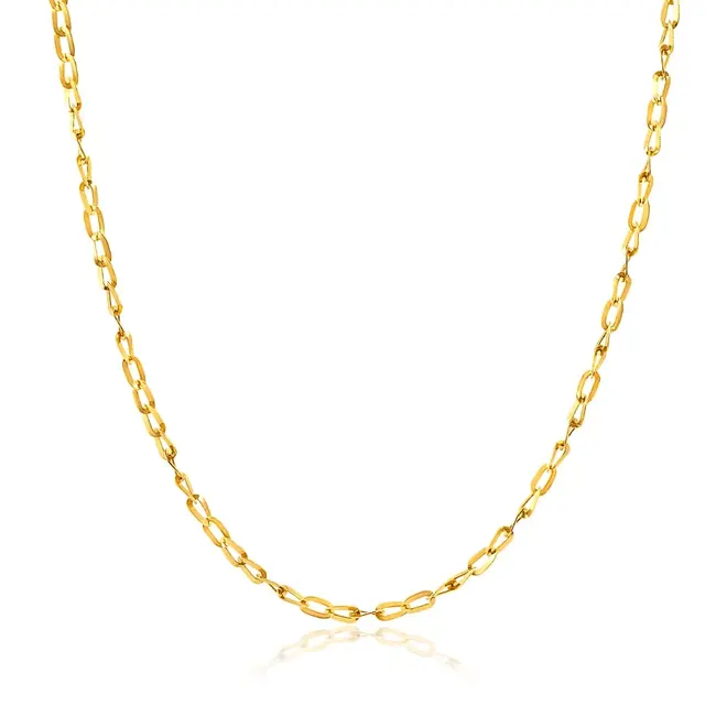 Corrente Elos Grumet de Ouro Amarelo