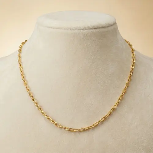 Corrente Elos Grumet de Ouro Amarelo
