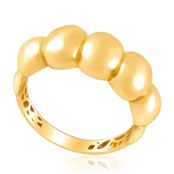 Anel com gomos em ouro amarelo 18 Kilates