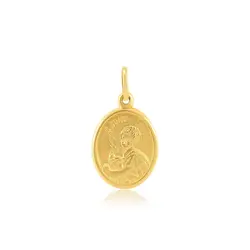 Pingente São João de Ouro Amarelo
