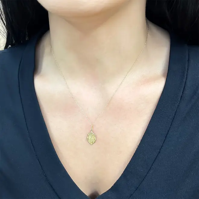 Pingente Divino Pai Eterno de Ouro Amarelo