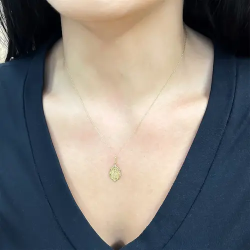 Pingente Divino Pai Eterno de Ouro Amarelo
