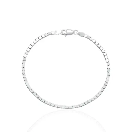 Pulseira Malha Milano de Prata