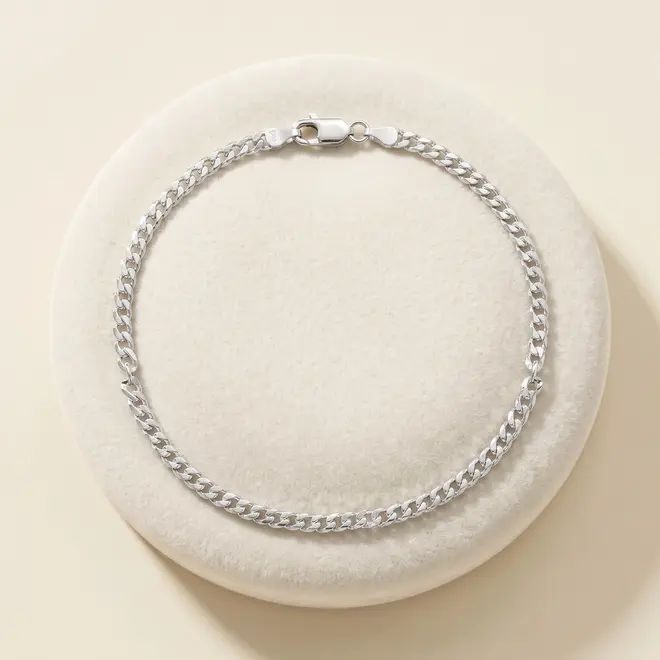 Pulseira Elos Grumet de Prata