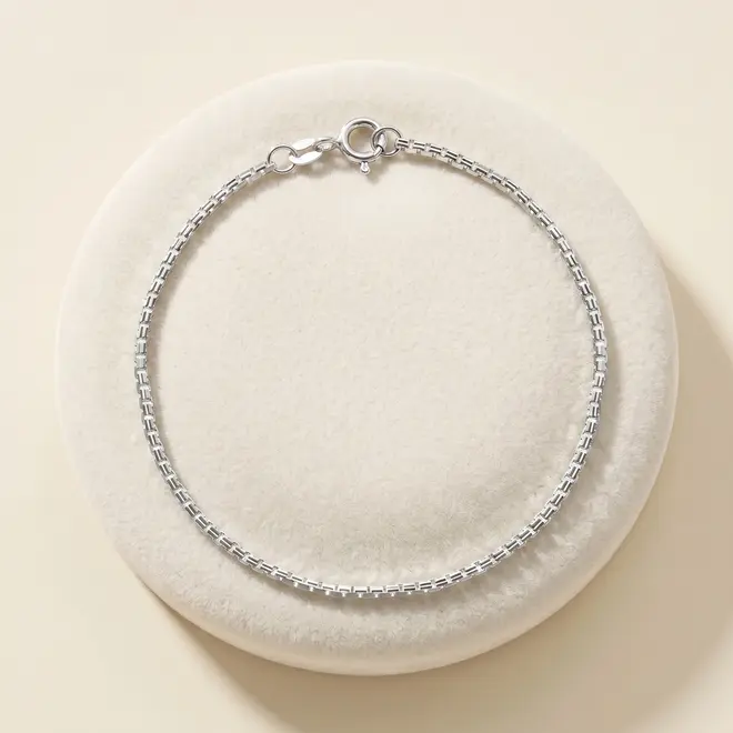 Pulseira Malha Veneziana de Prata