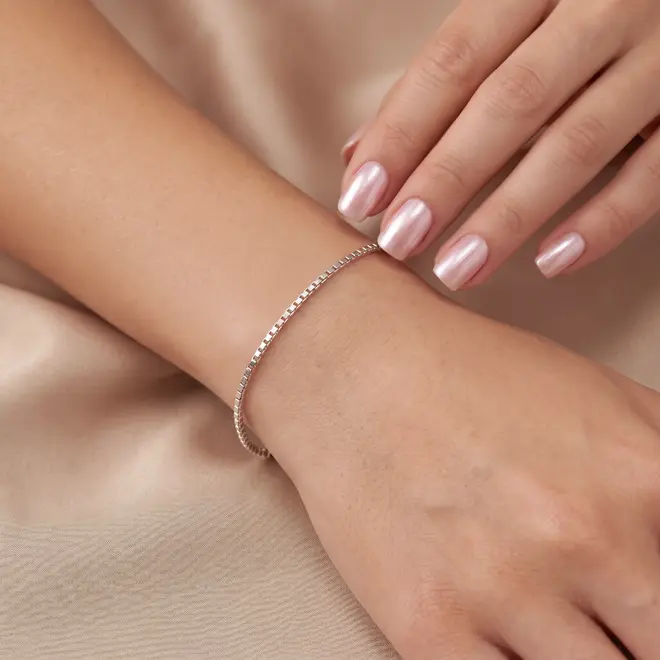 Pulseira Malha Veneziana de Prata