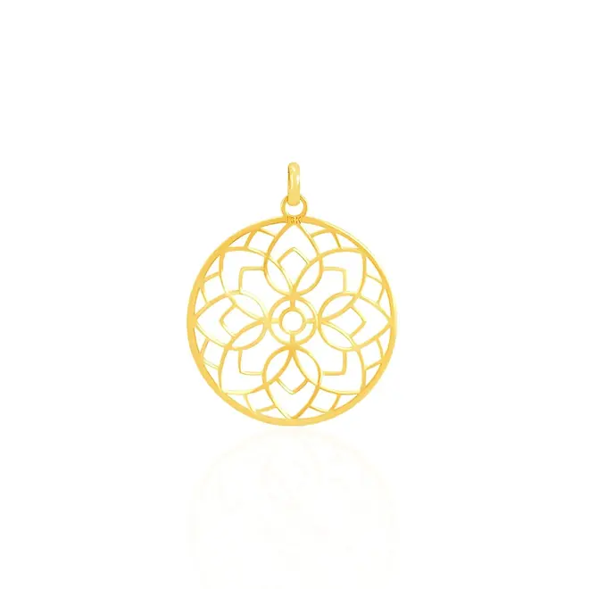 Pingente de Ouro modelo Flor
