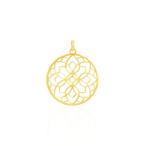 Pingente de Ouro modelo Flor