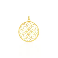 Pingente de Ouro modelo Flor