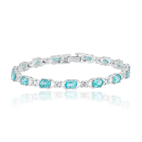 Pulseira Gotas de Prata com Apatitas