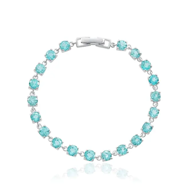 Pulseira Gotas de Prata com Apatitas