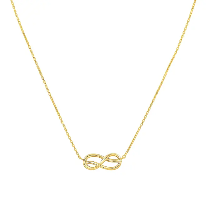 Corrente Infinito Elos Cartier de Ouro Amarelo
