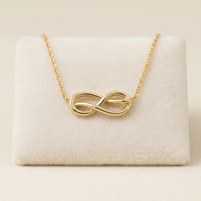 Corrente Infinito Elos Cartier de Ouro Amarelo