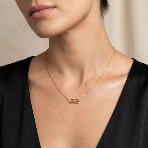 Corrente Infinito Elos Cartier de Ouro Amarelo