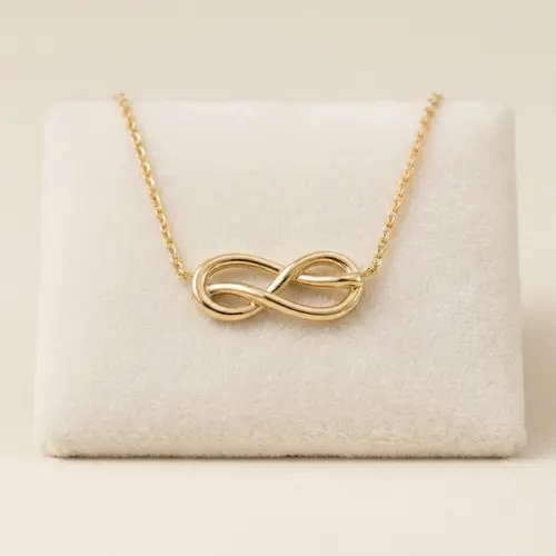 Corrente Infinito Elos Cartier de Ouro Amarelo