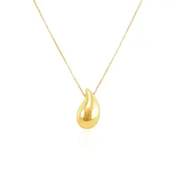 Colar de Ouro Amarelo com Gota
