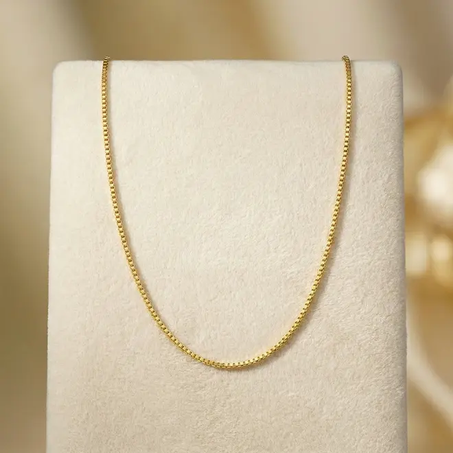 Corrente de Ouro Amarelo Malha Veneziana 1,4 gramas