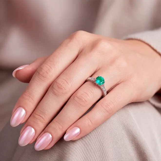 Anel Prata com Diamantes, Cristal Turmalina Paraiba.