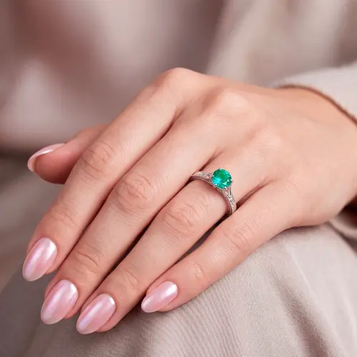 Anel Prata com Diamantes, Cristal Turmalina Paraiba.