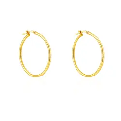 Par de Brincos Argola em Ouro Amarelo