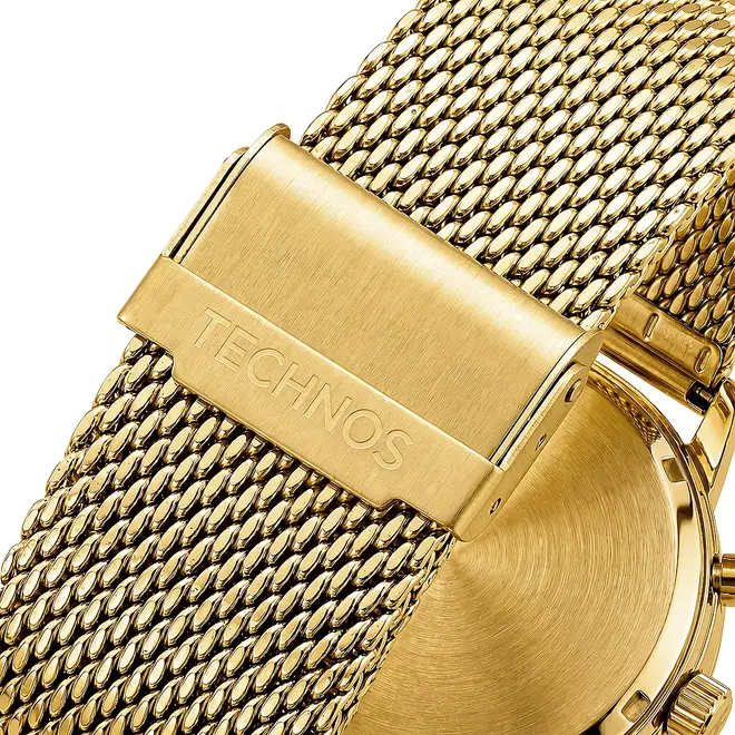 Relógio Technos Masculino Golf Dourado OS20IQV/1P