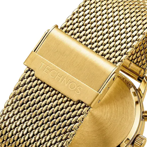 Relógio Technos Masculino Golf Dourado OS20IQV/1P