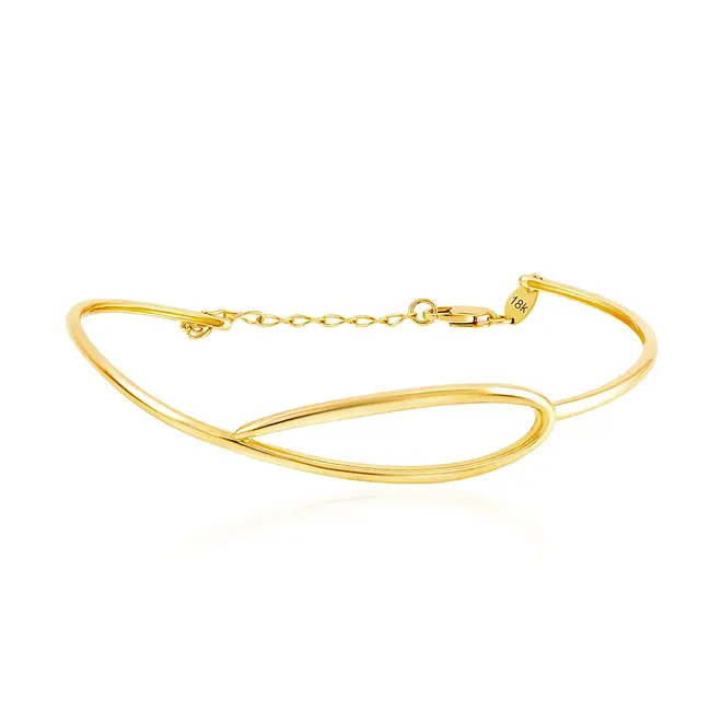 Bracelete Trabalhado de Ouro Amarelo