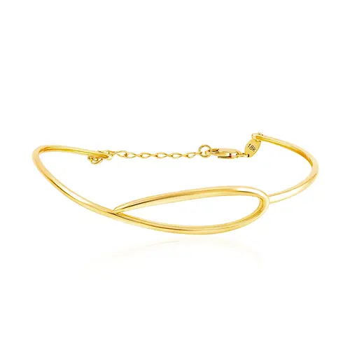 Bracelete Trabalhado de Ouro Amarelo