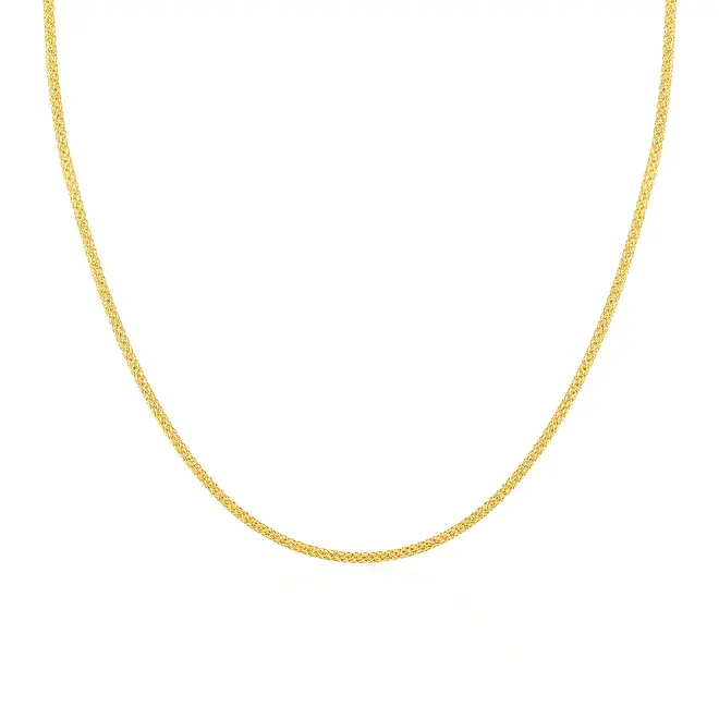 Corrente Fios de Ouro de Ouro Amarelo