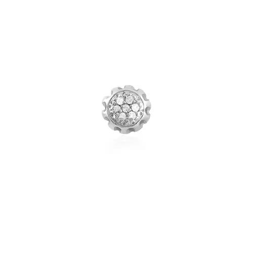 Conjunto Chuveiro em Prata com 28 Diamantes